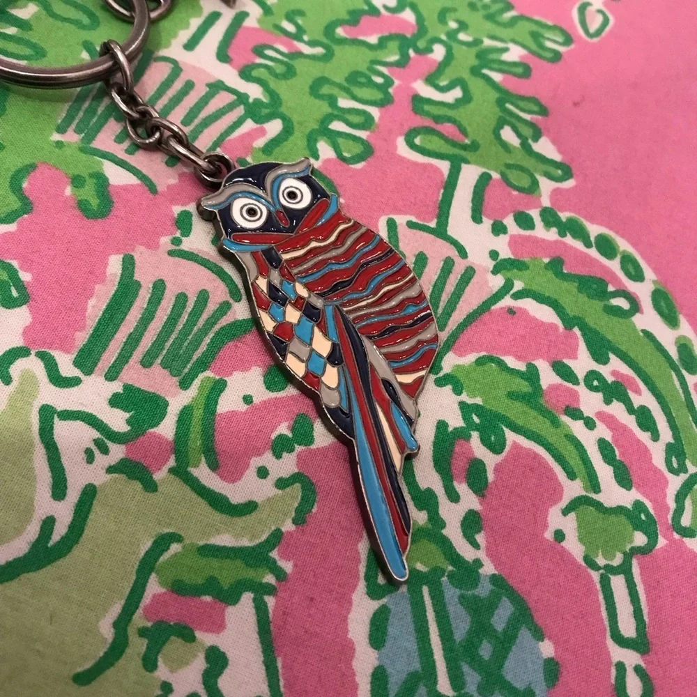 Sakroots Bohemian Owl & Tassel Key chain - Picture 2 of 4